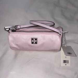 NWT Tory Burch Virginia Cylinder Pink Bag
